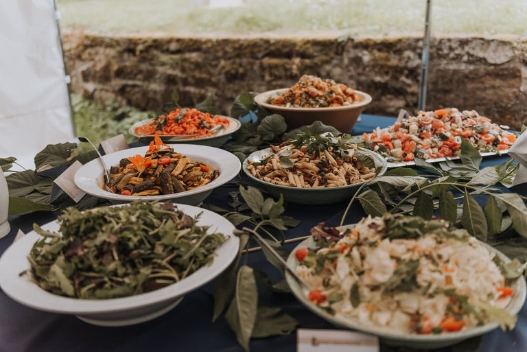 Hochzeitsfeier Sommerhalle Naumburg 